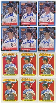 Lot of (246) Don Mattingly Signed Trading Cards